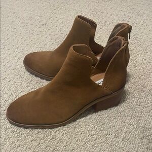 NWOT Steve Madden Lancaster Brown Ankle Boots - Size 7.5